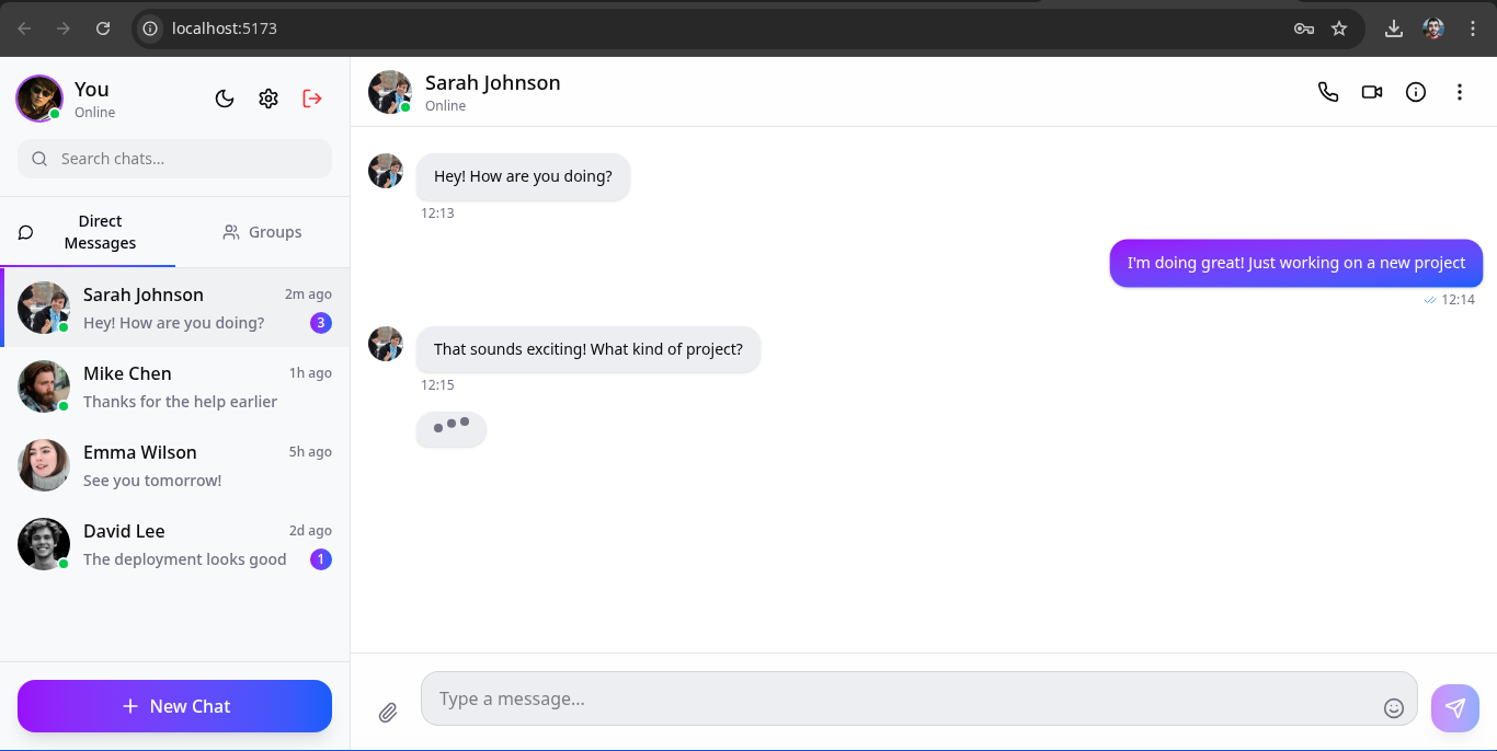 SignalR Chat App